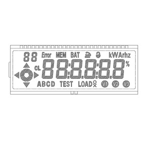 <strong>Custom</strong> <strong>Lcd</strong> Display Green 7 <strong>Segment</strong> <strong>6</strong> <strong>Digits</strong> Meter <strong>Lcd</strong> Display Screen - Product Image 1