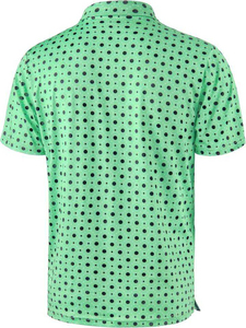 Polo de golf de haute qualité, sublimation intégrale, logo personnalisé, vêtements de sport, polos de golf sublimés pour hommes - Product Image 4