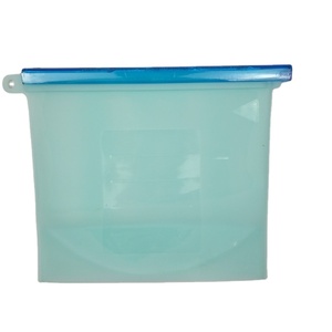 Silicone <b>Vacuum</b> Compressed Storage <b>Bag</b> with Zipper Eco-Friendly Kitchen Containers for Vegetable and Food Storage - Product Image 6