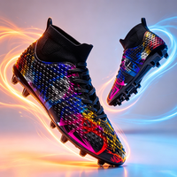 Chaussures de football d'entraînement durables, tige en PU, semelle extérieure en TPU résistante à l'abrasion, légères, imperméables, antidérapantes, printemps, été, automne