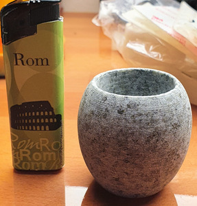 Coppa in <span class=keywords><strong>Pietra</strong></span> <span class=keywords><strong>Ollare</strong></span> per il <span class=keywords><strong>Forno</strong></span> della Sauna - Product Image 2