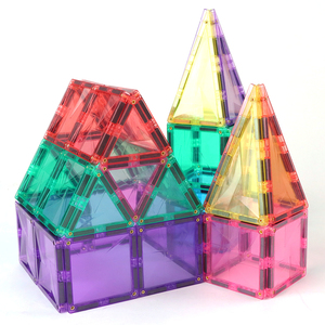 Nouvelles idées <span class=keywords><strong>de</strong></span> produits Jouets Montessori Tuiles magnétiques <span class=keywords><strong>de</strong></span> <span class=keywords><strong>construction</strong></span> 3D Apprentissage STEM Blocs <span class=keywords><strong>de</strong></span> <span class=keywords><strong>construction</strong></span> magnétiques magiques pour enfants - Product Image 3