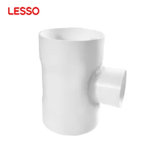 LESSO DIN Standard PVC - U Drainage Fittings Reducing Tee Pipe Reducing Tee Joint Pvc