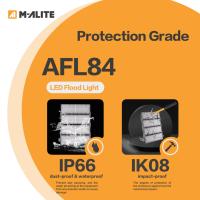 Projecteur LED extérieur durable de 170 lmW pour stades, panneaux d'affichage, tunnels et éclairage de sécurité de grandes surfaces