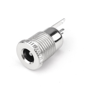 2.5*5.5mm DC099 loại dọc vỏ kim loại <span class=keywords><strong>DC</strong></span> Thùng <span class=keywords><strong>Jack</strong></span> ổ cắm nữ <span class=keywords><strong>DC</strong></span> <span class=keywords><strong>Jack</strong></span> - Product Image 2
