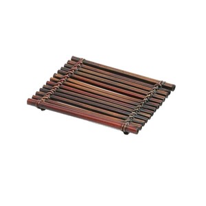 Plato de bambú tejido, tiras de bambú, adornos de bambú para cercas, decoraciones para sashimi, carne a la parrilla, decoración creativa de bambú japonés - Product Image 3