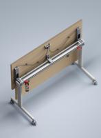 Table de formation pliable en aluminium empilable en gros, idéale pour les bureaux, les salles de conférence et les salles de formation d'hôtels - Offre Spéciale