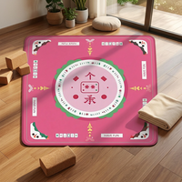 Tapis de jeu de mahjong et de poker américain moderne et léger, en caoutchouc naturel durable, résistant à l'eau, antidérapant, réduction du bruit, pour jeux de société