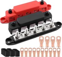 Barre omnibus 300A à 5 bornes, bloc de distribution d'alimentation pour borne de batterie 12V-48V