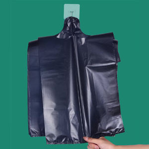 <span class=keywords><strong>Sac</strong></span> poubelle portable biodégradable en PEHD avec poignée gilet et impression en gravure (conception à soufflets latéraux) - Product Image 3