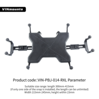 Support tablette plastique réglable VINmounts, compatible 12.7 à 15.6 pouces