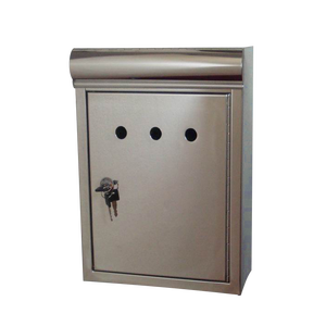 Lonki Factory metal modern mailbox smart stainless steel wall mounted mailbox mail letter box