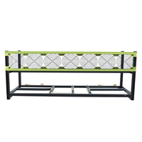 8 GPU V4C V3D Aluminium Empilable en Plein Air Plate-Forme Support Cas Ordinateur Tour Cadre Plate-Forme