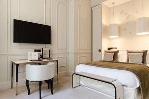Fabricant oem hôtel appartement villa chambre à coucher confortable chambre à coucher rembourrée ensemble de <span class=keywords><strong>suite</strong></span> meubles <span class=keywords><strong>king</strong></span> size lit de luxe - Product Image 3