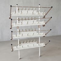 Support métallique robuste à réglage de tension 24 fils pour machine à coudre industrielle multi-aiguilles pour usine de confection