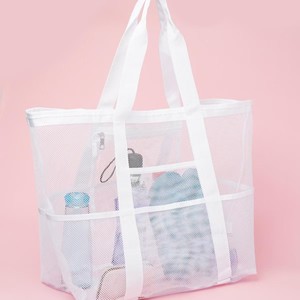 Unisex grande estate maglia spiaggia Tote Bag <span class=keywords><strong>da</strong></span> donna <span class=keywords><strong>da</strong></span> <span class=keywords><strong>viaggio</strong></span> all'aperto organizzatore di stoccaggio con due maniglie chiusura aperta per lo Shopping - Product Image 1