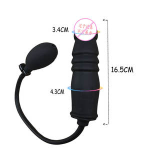 11.8 polegada Médica Silicone Inflável Anal Plug Dildo Anal Expansível Butt Plug - Product Image 3