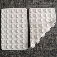 Support de téléphone à ventouse en silicone, adhésif antidérapant double face pour coque de téléphone, vente en gros OEM
