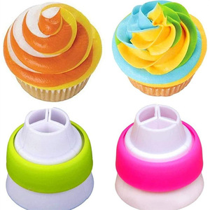 Three Color Piping Tip Converter Reusable Butter Icing Nozzle Adapter For <b>Cake</b> <b>Decorating</b> <b>Supplies</b> - Product Image 2