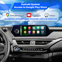 Lecteur multimédia automobile Lexus UX 2019-2021, écran 10,25'' Android 13 pour lecteurs DVD avec interface CarPlay Android Binarytek