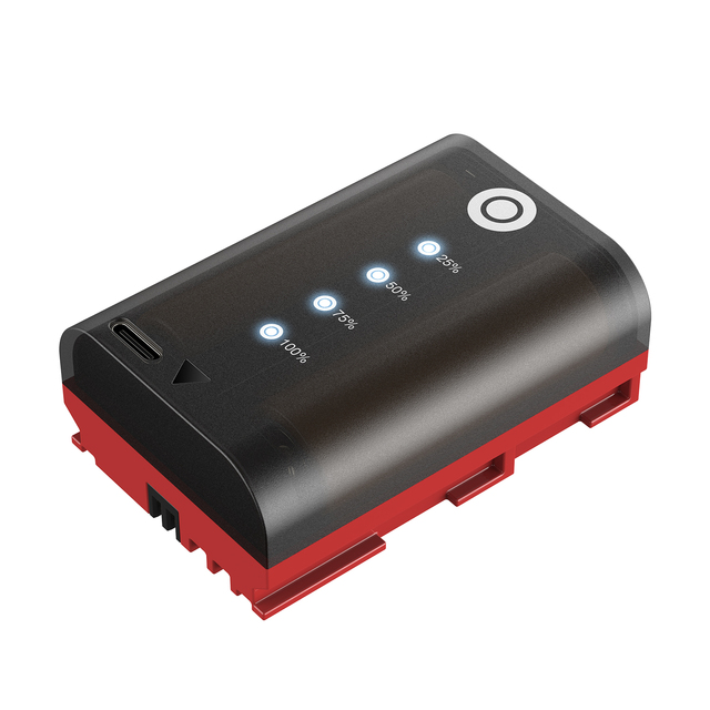 2600mAh Rechargeable Camera Battery for EOS R/R5/R5 II/R6/R6 II/R7 Type-C Charging Upgraded LED Indicator LP-E6P OEM Stock