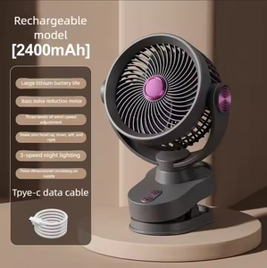 Nuevo ventilador de escritorio 2026, ventilador de pared para cabecera de cama, adecuado para múltiples escenarios, ventilador con carga USB, ventilador para exteriores - Product Image 4