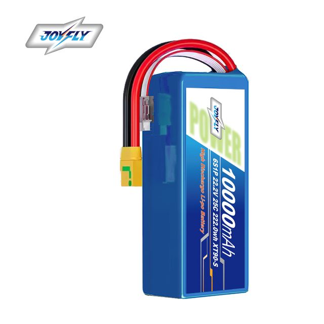 High Capacity 6S 22.2V 9500-10000mAh LiPo Drone Battery for FPV Racing & Industrial Drones 20C/75C Customizable