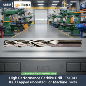 Foret en carbure haute performance Ta1041 8xD non revêtu pour machines-outils - Product Image 3