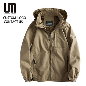 Liu Ming svendita 2025 autunno giacca a vento <span class=keywords><strong>abbigliamento</strong></span> impermeabile campeggio Outdoor giacca giacca con cappuccio per gli uomini - Product Image 1