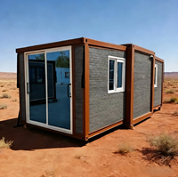 Maison conteneur préfabriquée personnalisée de 10 pieds, avec chambre et salle de bain, isolée, portable, pour jardin, résidentielle, extensible