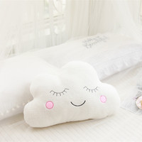 Ensemble de coussins en peluche Série Ciel : Nuage, Étoile, Lune, Goutte de pluie – Adorables coussins rembourrés pour chambre d'adulte, chambre d'enfant, décoration de canapé, personnalisable OEM