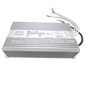 Catu daya LED IP67 300W AC 110V AC 220V DC 12V DC 24V tahan air luar ruangan