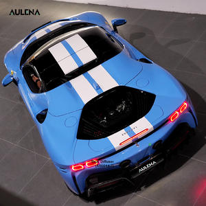 オーレナ新アップグレードフルドライカーボン素材ボディキットフロントスプリッタースポイラーアクセサリー完全ボディキットフェラーリSF90 OEM - Product Image 4