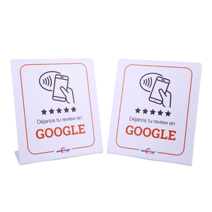 Base NFC de PVC de 13.56MHz con Diseño Personalizado para Reseñas de Google, TikTok, Instagram, <span class=keywords><strong>Facebook</strong></span>, Interfaz de Comunicación RFID - Product Image 1