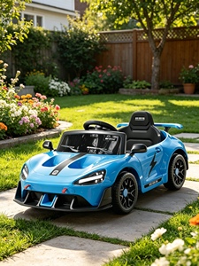 New Cartoon <b>Model</b> Luxury Children's Vehicle 12V7Ah Battery Powered with Leather Seat Early Education Player - Product Image 3