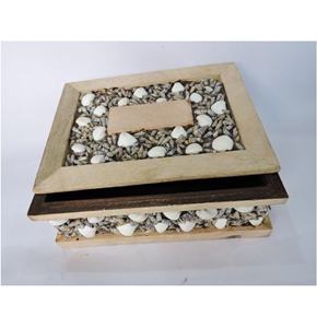 Boîte à bijoux, coquille, manuel, bijoux en bois, cadeau, travail manuel - Product Image 2