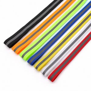 Cinta Reflectante de Seguridad de Poliéster Verde Fluorescente de Alta Visibilidad para Prendas de Vestir, Manualidades y Accesorios para Exteriores - Product Image 2