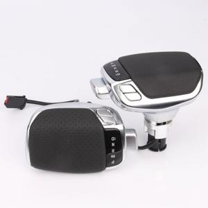 Poignée de levier de vitesses automatique Chevrolet Buick en alliage d'aluminium argenté mat, design ergonomique avec affichage de la position de la vitesse - Product Image 1