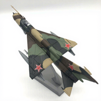 1/72 Mikoyan MiG-21 Savaş Jeti Döküm Uçak Modeli Sovyet Hava Kuvvetleri Askeri Jet Uçağı Koleksiyonluk Ekran Modeli