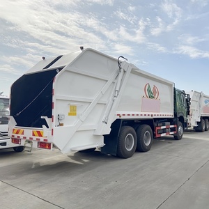 Camion Sinotruk Howo 6X4 400 ch, camion de nettoyage de poubelles à compression, camion compacteur de déchets - Product Image 4