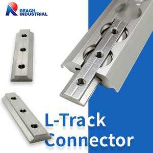 Connecteur de barre à rainure en T pour extrusion <span class=keywords><strong>d</strong></span>'aluminium, support de jonction droite pour <span class=keywords><strong>camion</strong></span>, camping-car, rail en L - Product Image 1