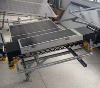 Robot de nettoyage solaire MR-G2-990 avec nettoyage à sec/à l'eau et vitesse de 12-20 m/min, temps de travail de 4-6 heures