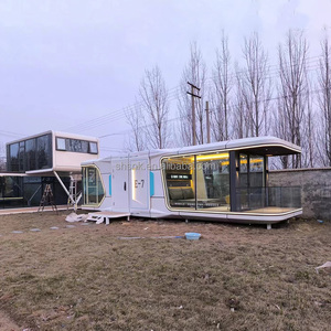 Sang Trọng Hiện Đại Không Gian Viên Nang Nhỏ Glamping Nhà Modular Di Động Cabin Đúc Sẵn Pod Nhà Container Nhà Nhà Nhà Sản Xuất - Product Image 4