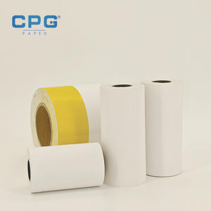 Rollos de Papel Térmico Personalizados de Fábrica, Libres de Fenol, 80x60mm 80x80mm 48gsm, para Boletos de Cine, Recibos de Caja - Product Image 1