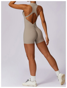 Tuta Intera Personalizzabile con Logo, Body da Palestra, Tuta Sportiva Senza Maniche per Donne - Product Image 5