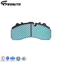 Plaquettes de frein pour camion WVA 29087 29059, plaquettes de frein pour camion lourd, plaquettes de frein pour bus