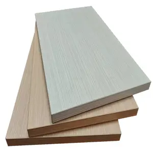 Wholesale E1 E0 hot press particle board ecological laminate melamine board