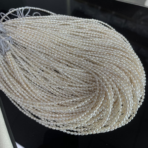 Bán Buôn 3-4Mm Hình Dạng Gạo Ngọc Trai Nước Ngọt Tự Nhiên Cultured Không Thường Xuyên Kích Thước Có Giá Trị Đồ Trang Sức Làm Công Cụ DIY Loose Ngọc Trai - Product Image 5