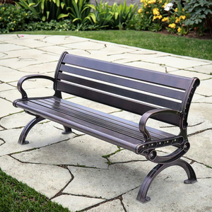 Panca <span class=keywords><strong>da</strong></span> <span class=keywords><strong>Giardino</strong></span> Personalizzabile <span class=keywords><strong>in</strong></span> Legno Massello e <span class=keywords><strong>Ferro</strong></span> Battuto, <span class=keywords><strong>Arredamento</strong></span> Moderno Rustico per Esterni, Ideale per Patio, Sala <span class=keywords><strong>da</strong></span> Pranzo, Soggiorno, Hotel, Scuole, Ospedali - Product Image 1