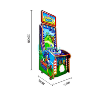 Machine de jeu d'arcade Sonic Dash pour enfants et familles, à monnayeur, avec système de récompense, pour centre de divertissement familial